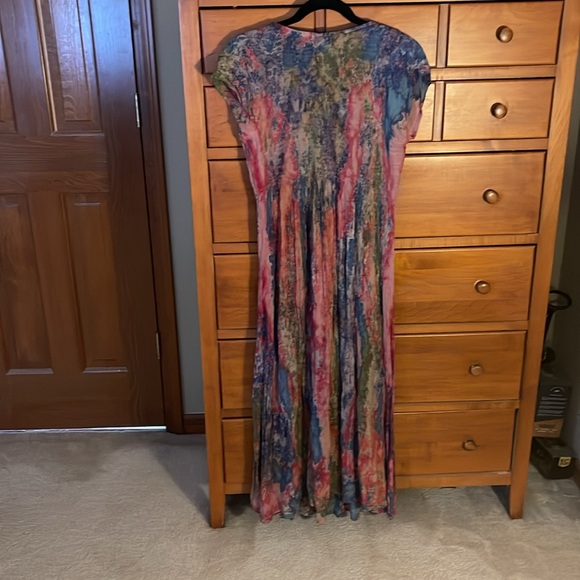 NWT Sacred Threads beautiful short sleeve sundress. OS-one size - Picture 2 of 5